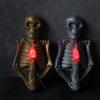 Светодиодная свеча-лампа в виде черепа: Подвеска-декорация Хэллоуин Скелет