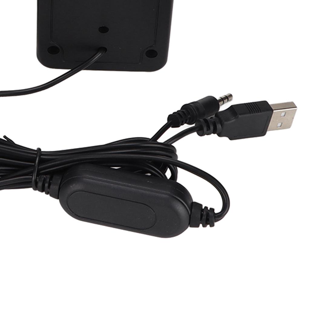 Настольный динамик с питанием от USB Тяжелый сабвуфер Настольный Светодиодный динамик для PalyStation4 Домашний компьютер Ноутбук