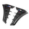 High quality 2PC Car Styling Emblem Sticker Flank Fender For BMW M Sport M2 M3 M4 M5 M6 E46 E90 E60 F10 F30 E39 E36 F20 E87 X3 EH9