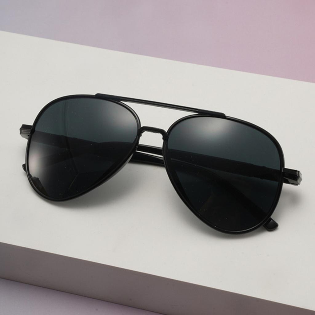 Hot Sale Aviator Sunglasses Gradient Lens Modern Fashion Double Bridges Sun Glasses for Daily & Street Style KJ134