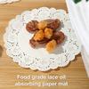 100 шт. бумага для выпечки, элегантный кружевной дизайн, впитывающая масло бумага, одноразовые вкладыши для выпечки для домашней кухни