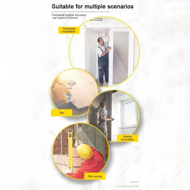 1 шт. линейка уровня высокоточный пузырьковый уровнемер мини-инклинометр измеритель уровня бытовой инструмент