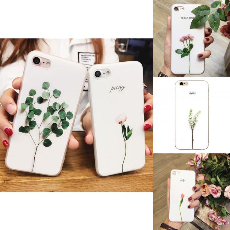 Чехол для iPhone 6 6s 7 7s с красочным узором из роз и тюльпанов, креативная защитная накладка для детей
