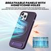 Для Магнитного Теплоотвода чехол для iPhone 13 Pro Max для MagSafe Охлаждающий Защита от Падений Регулируемая Подставка чехол Ice Armou