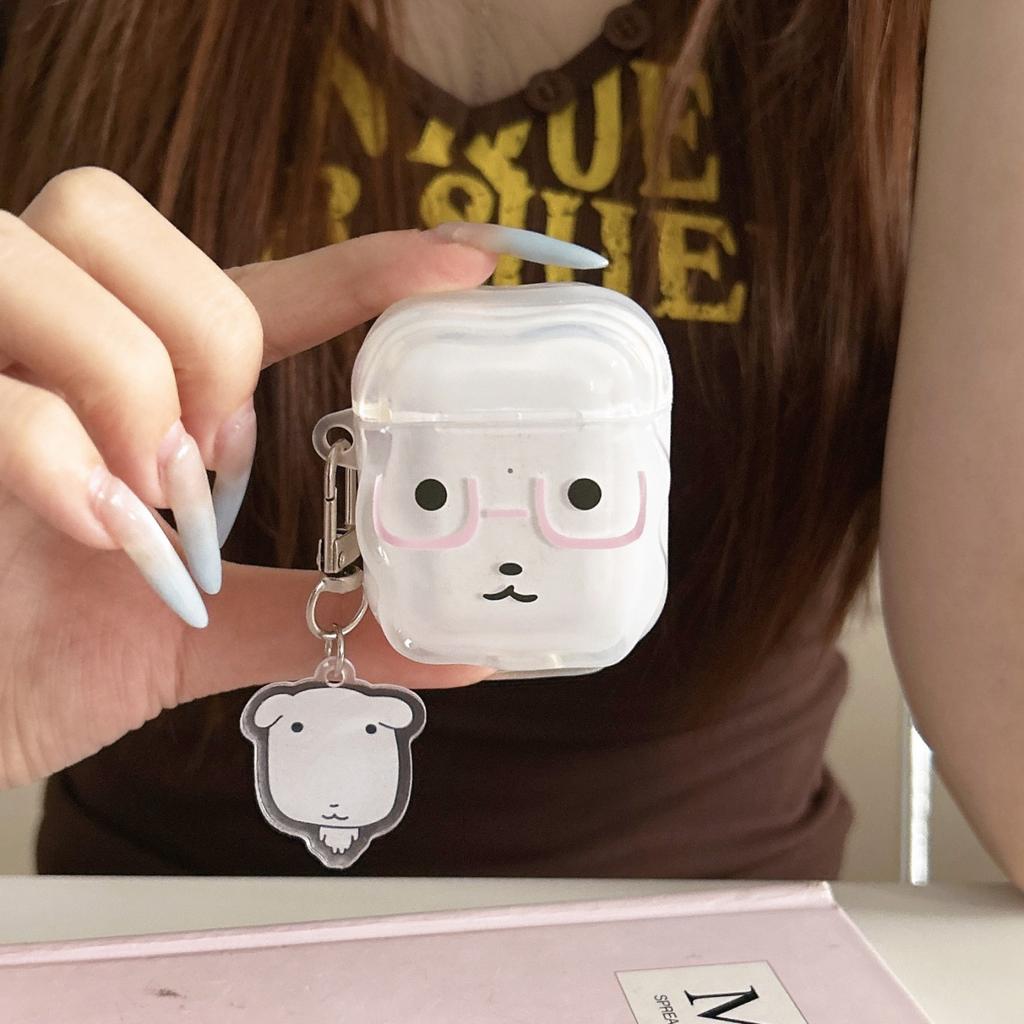 Очки щенок AirPods 1 защитный чехол женский apple 1/1 поколение AirPods pro1 чехол для наушников милый