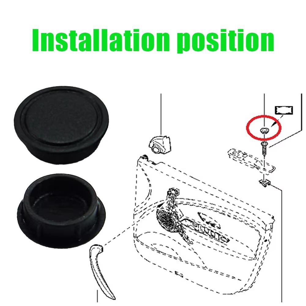 4 шт. 7703074513 Крышки винтов для ящика для хранения ручек передней двери для Renault Megane II III Fluence Grand Scenic 2003-2016