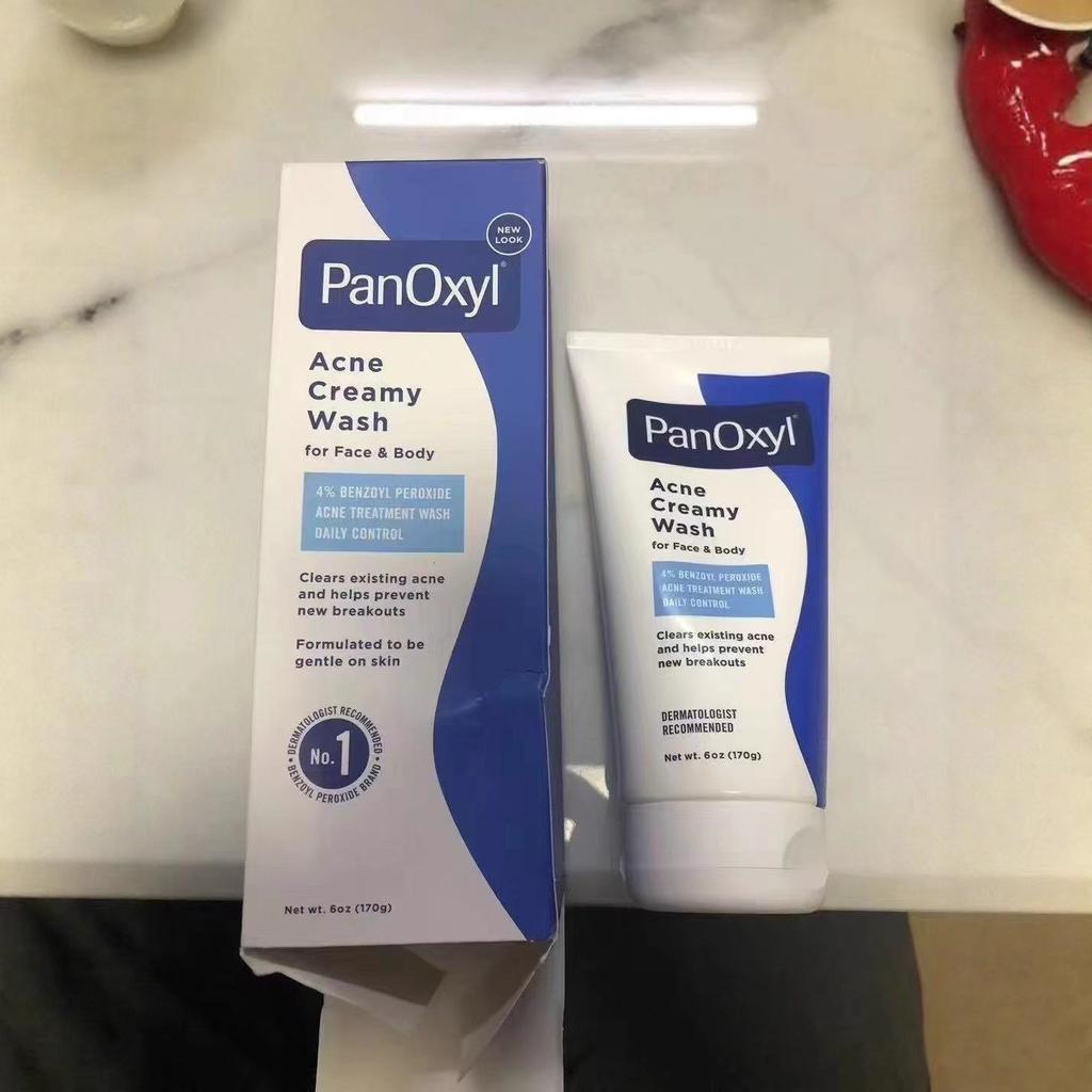 PanOxyl Acne Foaming Wash 10% Benzoyl Peroxide Amino Acid Formula Oil Control Cleanser for Clear Skin less