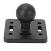 1in Ball Mount Base Universal Aluminum Alloy Ball Mount Plate with AMPS Hole for BRCOVAN B Size 1in Ball Dual Socket Arm