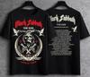 Men’s Black Sabbath Tour Tee | Heavyweight Rock Band Shirt | Collector’s Edition