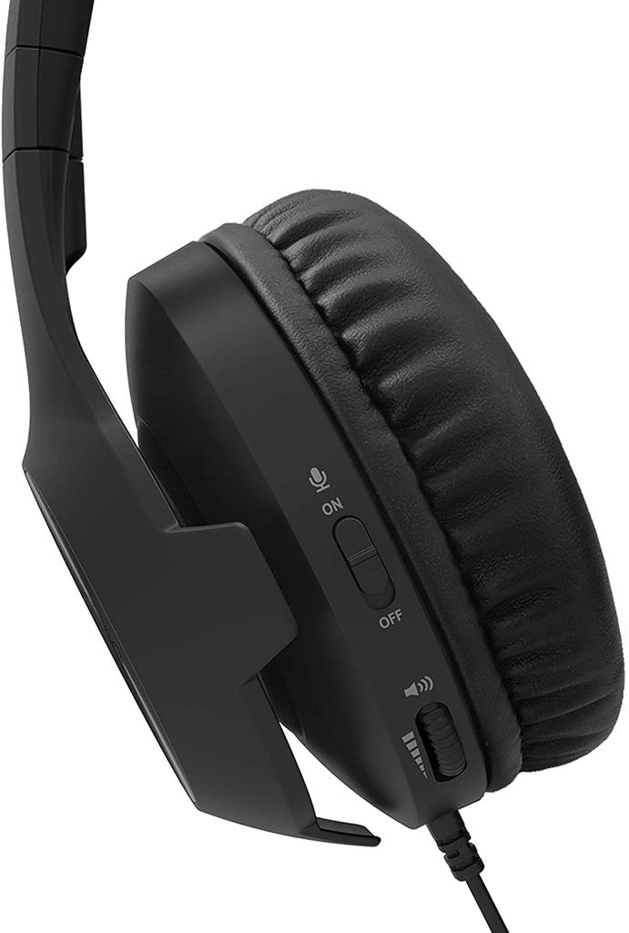 Лицензированная игровая гарнитура Hori Gaming Headset Standard с микшером для Nintendo Switch Black Nintendo Switch Online Voice [Продукт Nintendo] [Поддержка чата]