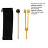 128 Hz Tuning Fork Metal Sound Vibration Tool for Relaxation And Body Awareness Easy to Use Tuning Fork with Mallet And Storage Pouch
