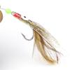 Sabikis Soft Fishing Lure Rigs Octopus 3Packs 5Hooks/Pack Glow Saltwater String Hook Luminous Bead Fishing Lure Bait Rig Tackle
