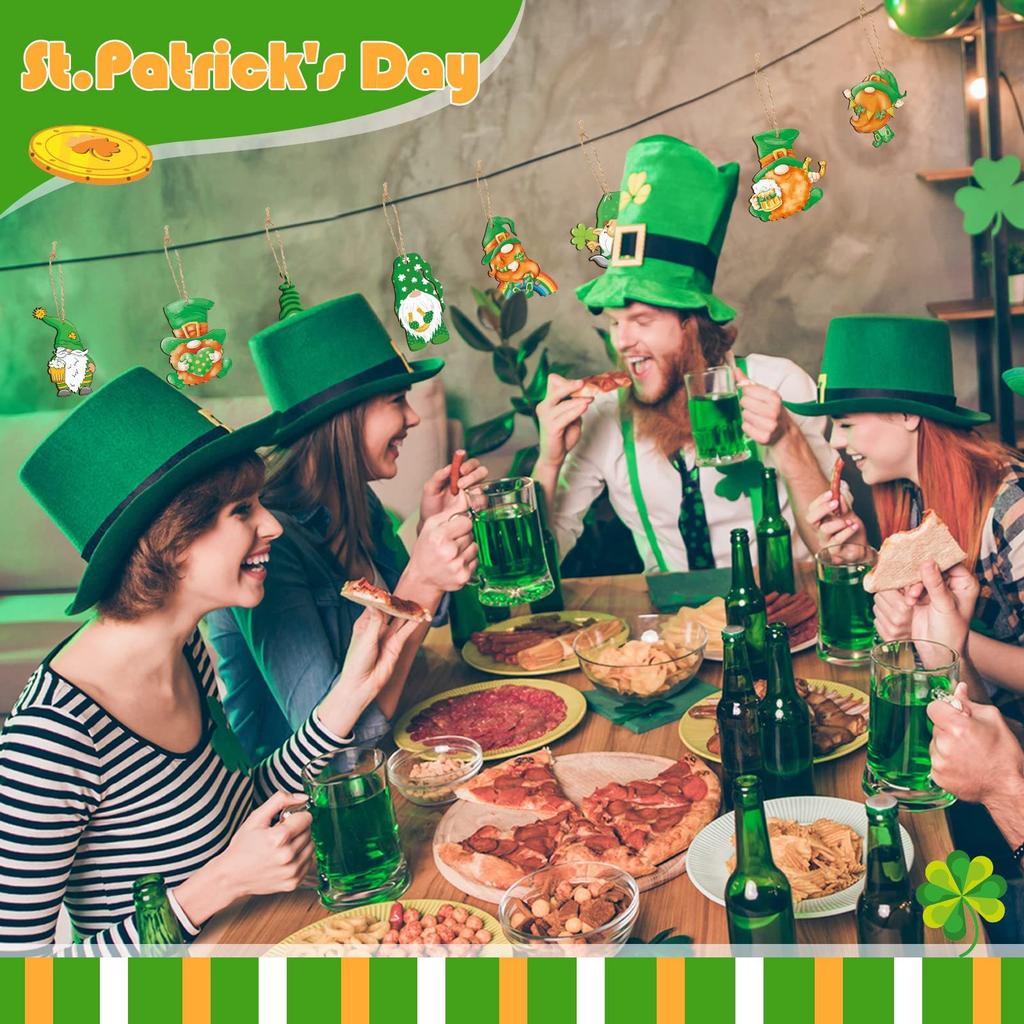 Украшения ко Дню Святого Патрика Подвесные украшения Украшения для вечеринок в честь Дня Святого Патрика Праздничные подвесные украшения Домашний декор