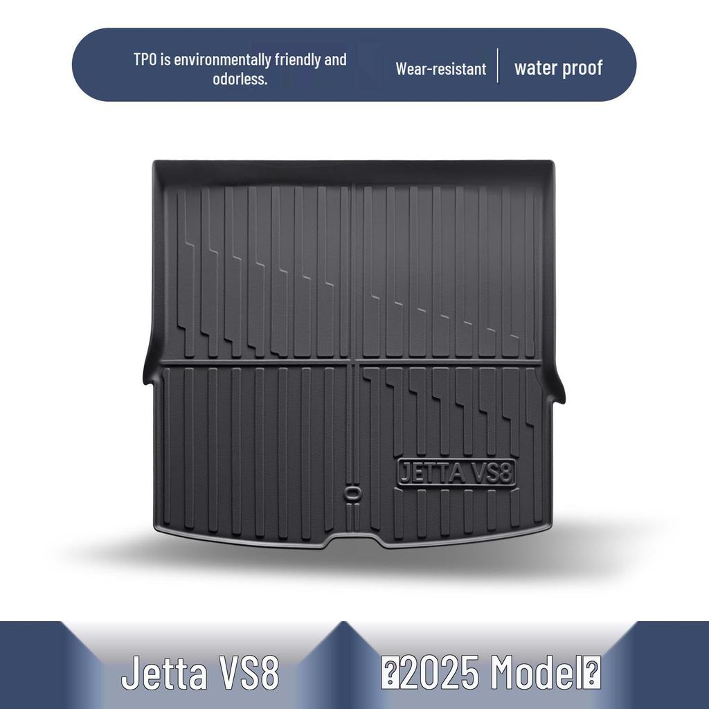 Jetta VS8 TPE Waterproof Trunk Mat - Car Interior Accessory