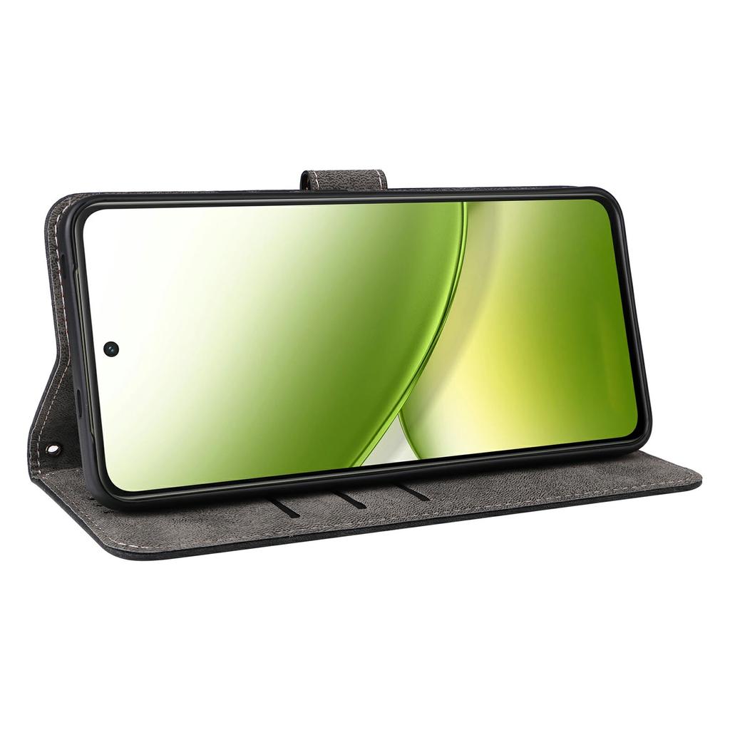 Для vivo Y400 5G/4G Чехол Кошелек с RFID-блокировкой Кожаный чехол-подставка для телефона с ремешком