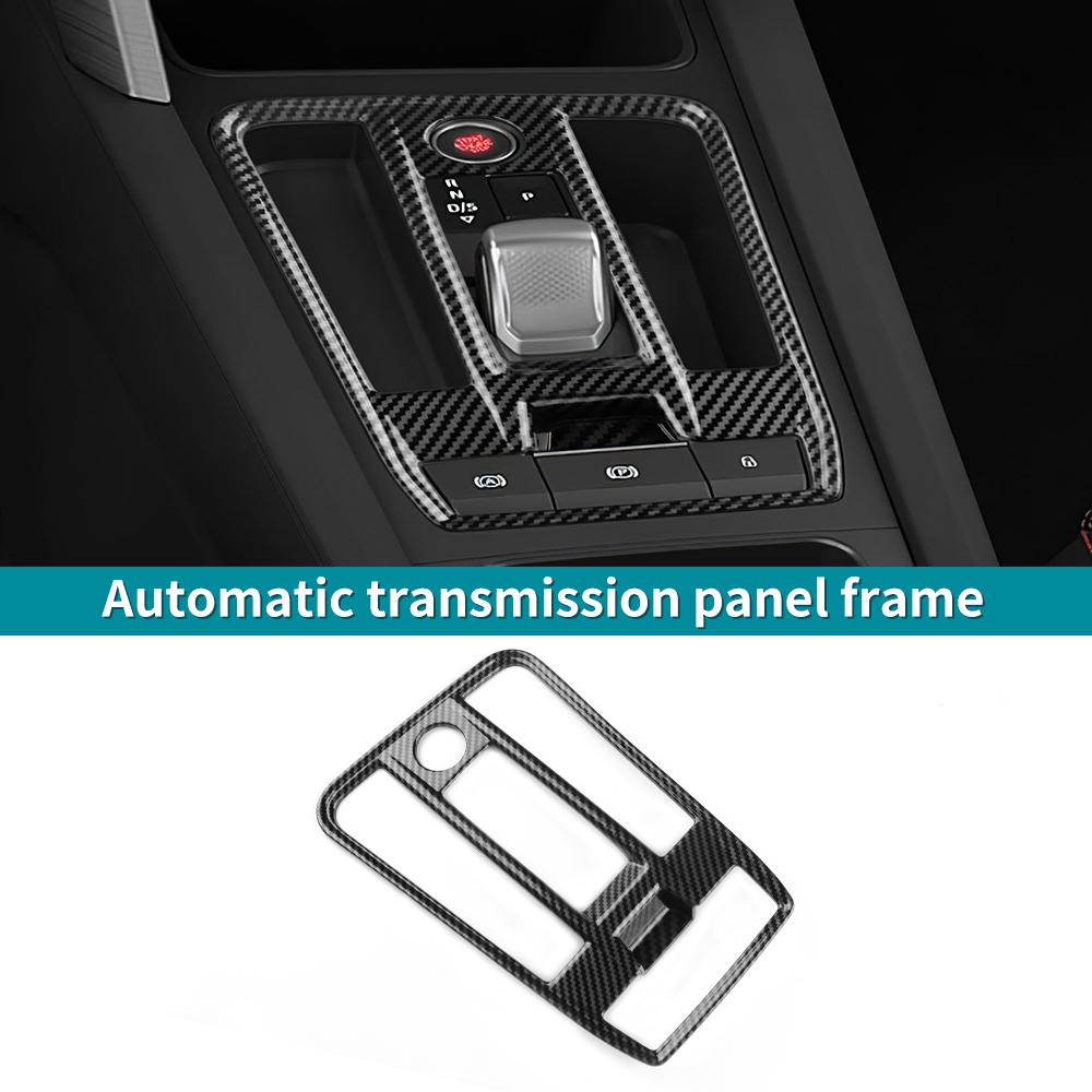 For Seat Leon MK4 Cupra Leon Cupra Formentor 2020 2021 2022 2023 2024 2025 LHD RHD Automatic Gear Sticker ABS Carbon Pattern