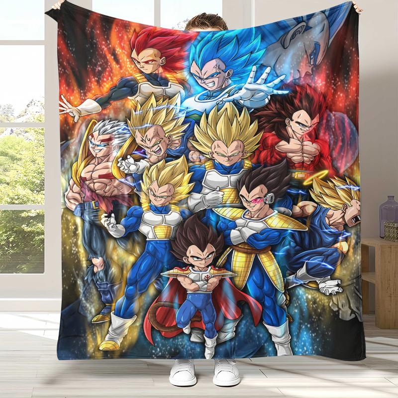 Аниме D-Dragon Ball Игра Мультфильм Фланелевое Одеяло, Ультра Мягкое Теплое Плюшевое Покрывало для Дома Спальни Кровати Дивана Офиса Кемпинга