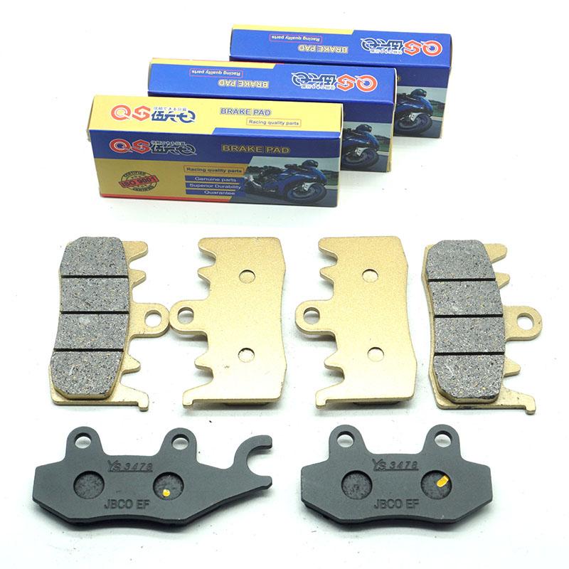 Motorcycle Front Rear Brake Pads for TRIUMPH Tiger XCA 1200 XCX XR XRT XRX Low 2018-