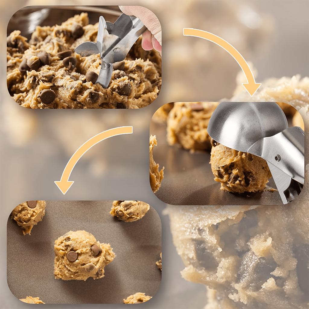 1 шт. Ложка для мороженого из нержавеющей стали, фруктовая ложка, мяч для игрока, кухонный инструмент, шарик для мороженого для самостоятельного обслуживания, совок для мороженого