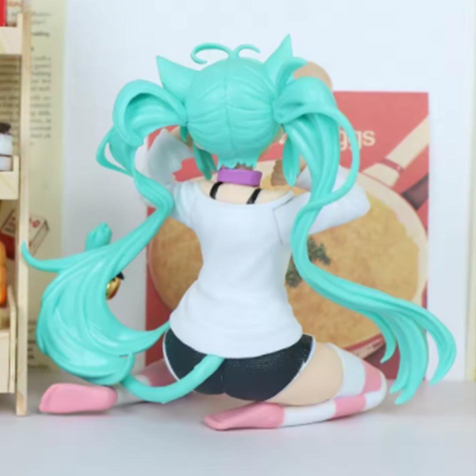 Anime Hatsune Miku doll model cartoon adorable tabletop decoration fit designed for car dashboard decoration adorable holiday present
