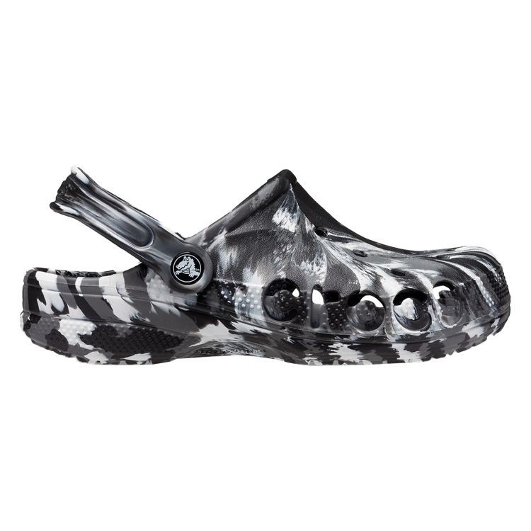 Crocs Модные уличные клоги EVA с мраморным узором, унисекс, черные 206935-066