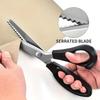 Serrated Edge Zig Zag Scissors Stainless Steel Sewing Shears Pinking Shears  Fabric Cutting