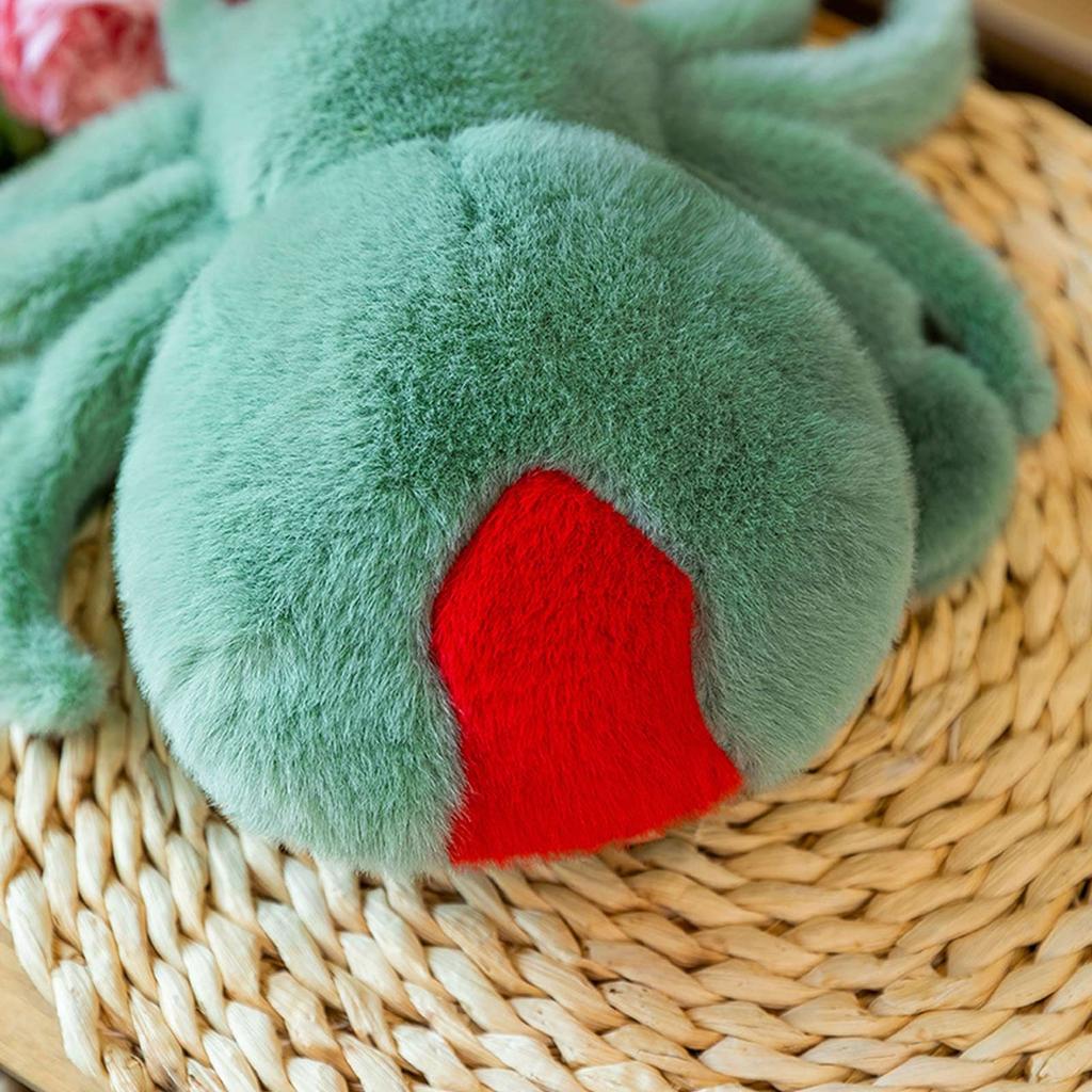 Red Tailed Spider Plush Toy Spider Throw Pillow Halloween Plush Doll Children's Gift Halloween Doll Gift