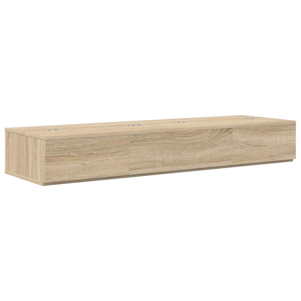 Studio Table Sonoma Oak 110 x 40 x 19.5 cm Wood Material