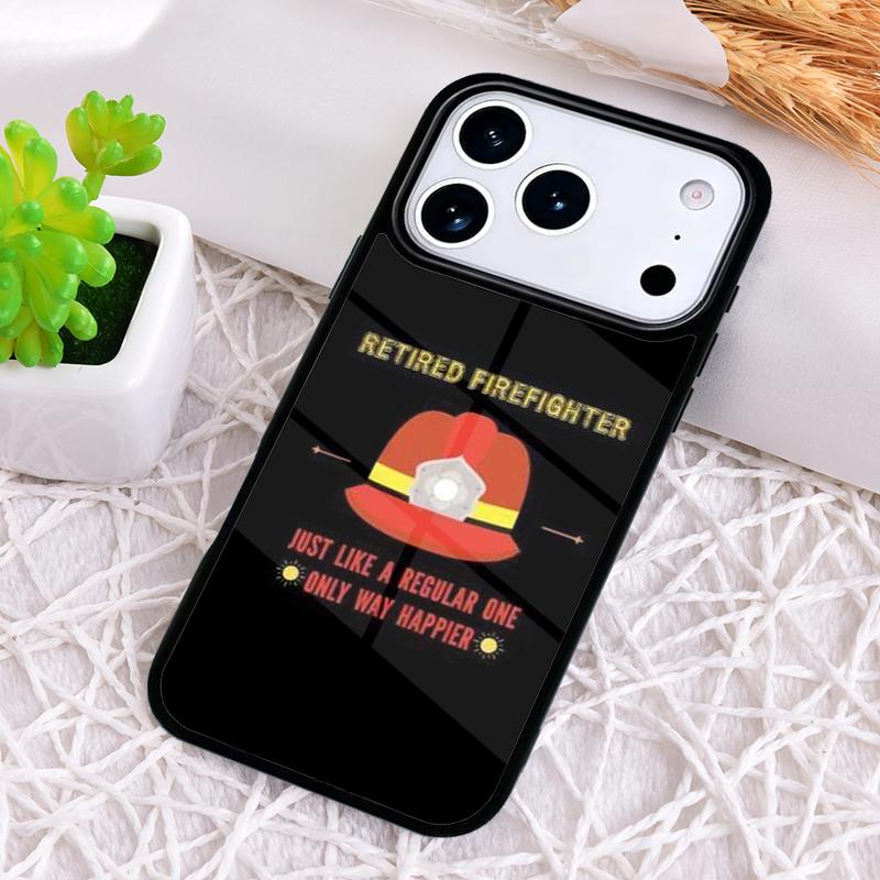 Firefighter Heroes Fireman Bumper Phone Case for iPhone 17 Air 16 15 11 12 14 13 Pro Max Shockproof Cover