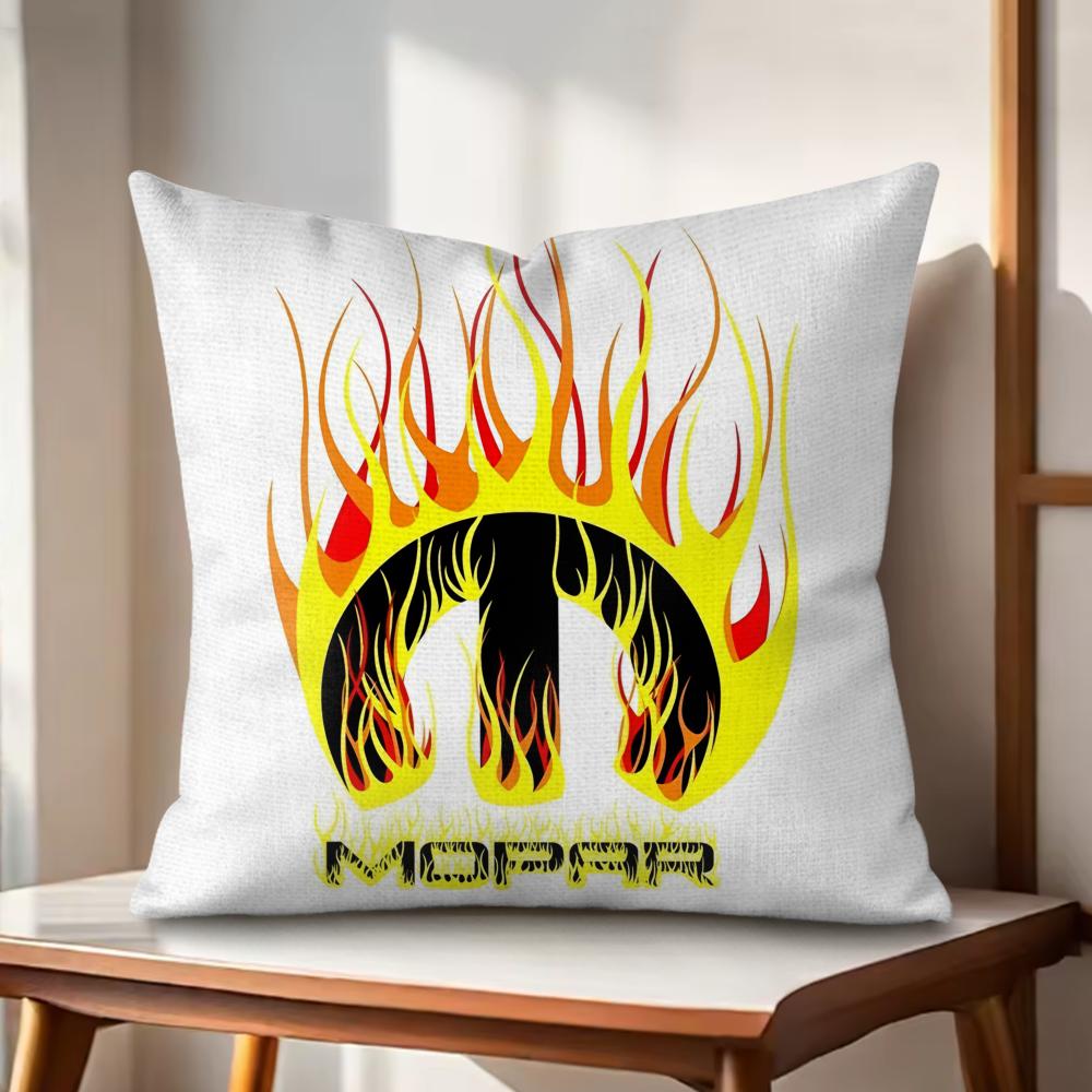 Classic MMoparS Cushion Cover Natural Linen Organic Fabric DoubleSided Printing Couch Pillow Covers Home Decor