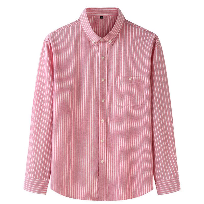 Summer Long -Sleeved Shirt Men 'S Business Casual Slim -Fit Men 'S Shirt