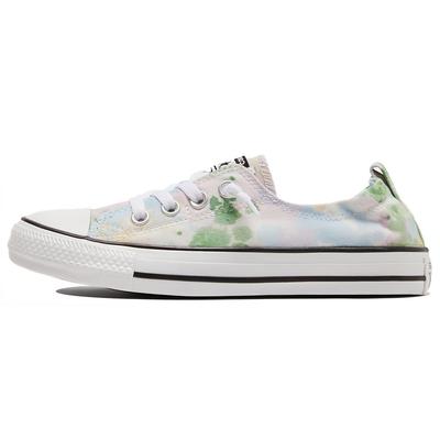 Chuck Taylor All Star Shoreline Удобные Повседневные Низкие Кеды из Канваса Женские Кроссовки Светло-зеленые Разноцветные 570911C