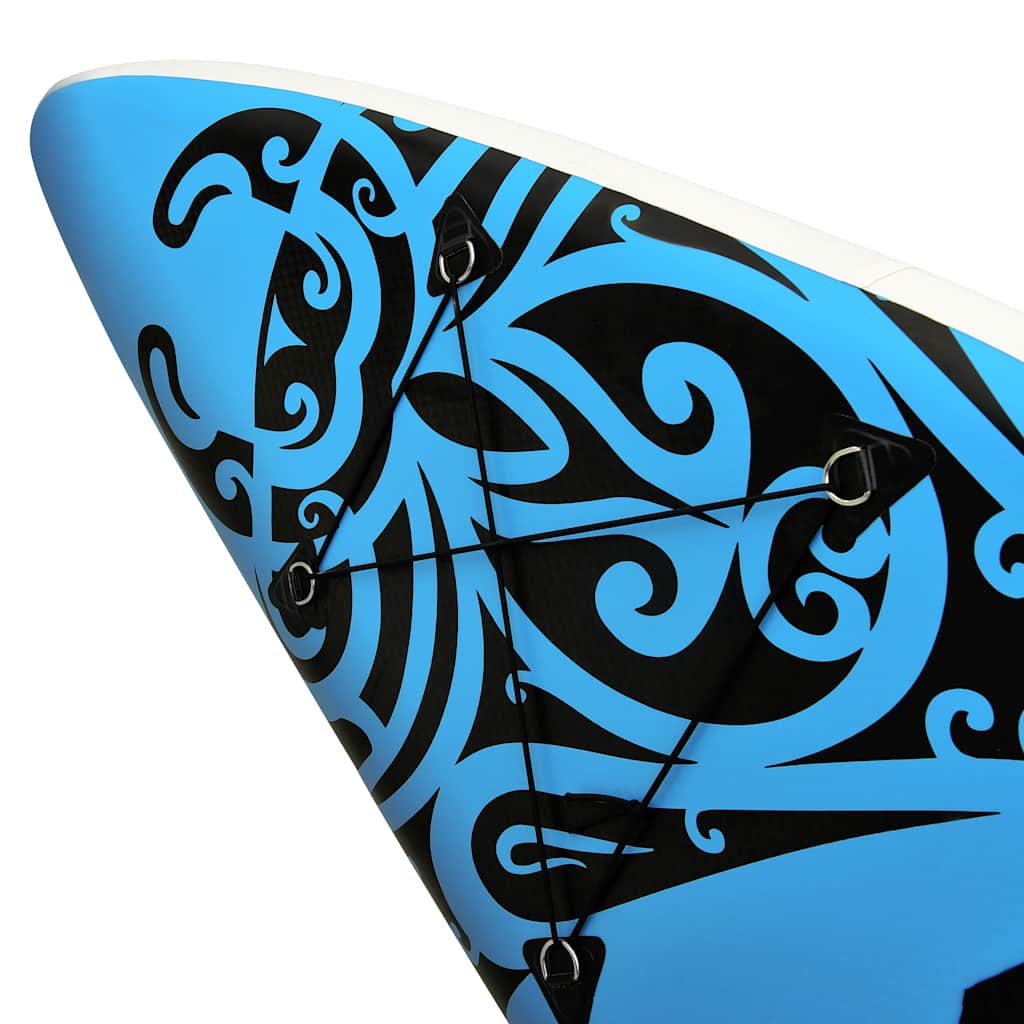 Inflatable Stand Up Paddle Board Set 305 x 76 x 15 cm Blue