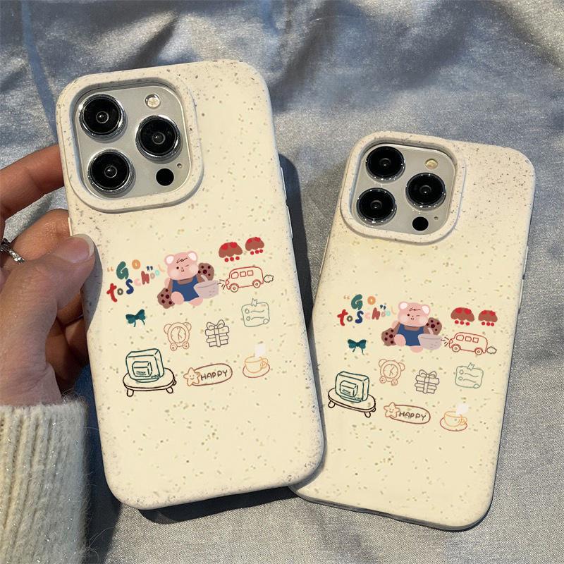 Mobile Phone Cases for iPhone 11 13 XR 15 Pro Max 12 14 Pro Max Case iPhone 16 7 Plus 8 Plus XS Max Degradable and Environmentally Friendly