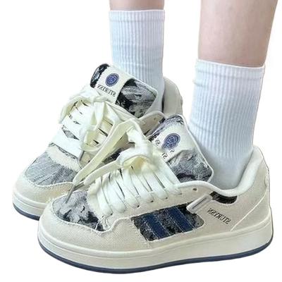 Женские Роскошные Deportivas Mujer Мужские Скейтборд Хлебные Туфли Ретро Национальный Тренд Спортивная Обувь Доска Женские Скейт Кроссовки