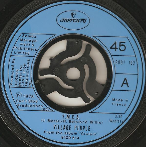 7inch Record VILLAGE PEOPLE - Y.M.C.A. 6007192 Mercury 1978 UK Dance & Electronica Used
