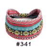 Boho Headbands for Women Cotton Wide Headwrap Non Slip Stretch Hairbands Workout Yoga Head Bands Bandage Running Bandana Turban Hair Accessories