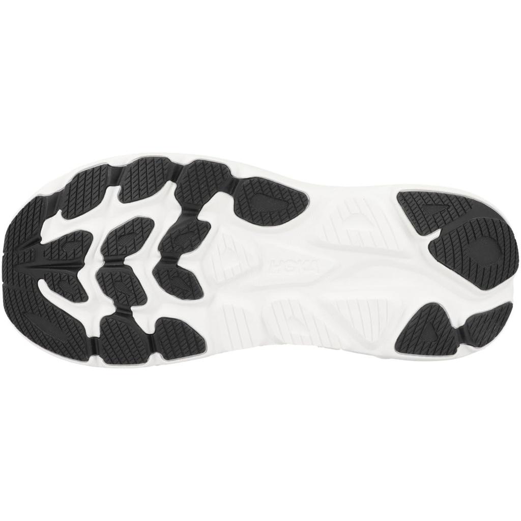 HOKA Clifton 10 Running Black and White Cushioned Sneakers for Walking and Jogging and Size Shoes, (1162030-BWHT), Men's, Ultra-Lightweight, (Black