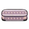 Pencil Case Compact Shape 300D Polyester Smooth Zipper with Main Pocket Mesh Layer and Removable Pen Divider for Boys Girls