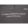 Li Ning Серия Фитнес Повседневный Простой Удобный Универсальный Воротник-стойка Принт с буквами Дышащая Спортивная Футболка с длинным рукавом Мужская Футболка ATLV273-5