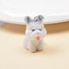 Смола Флокирование Симпатичный Трехмерный Кот Брелок Подвеска Автомобильный Брелок Подвеска Сумка Подвеска