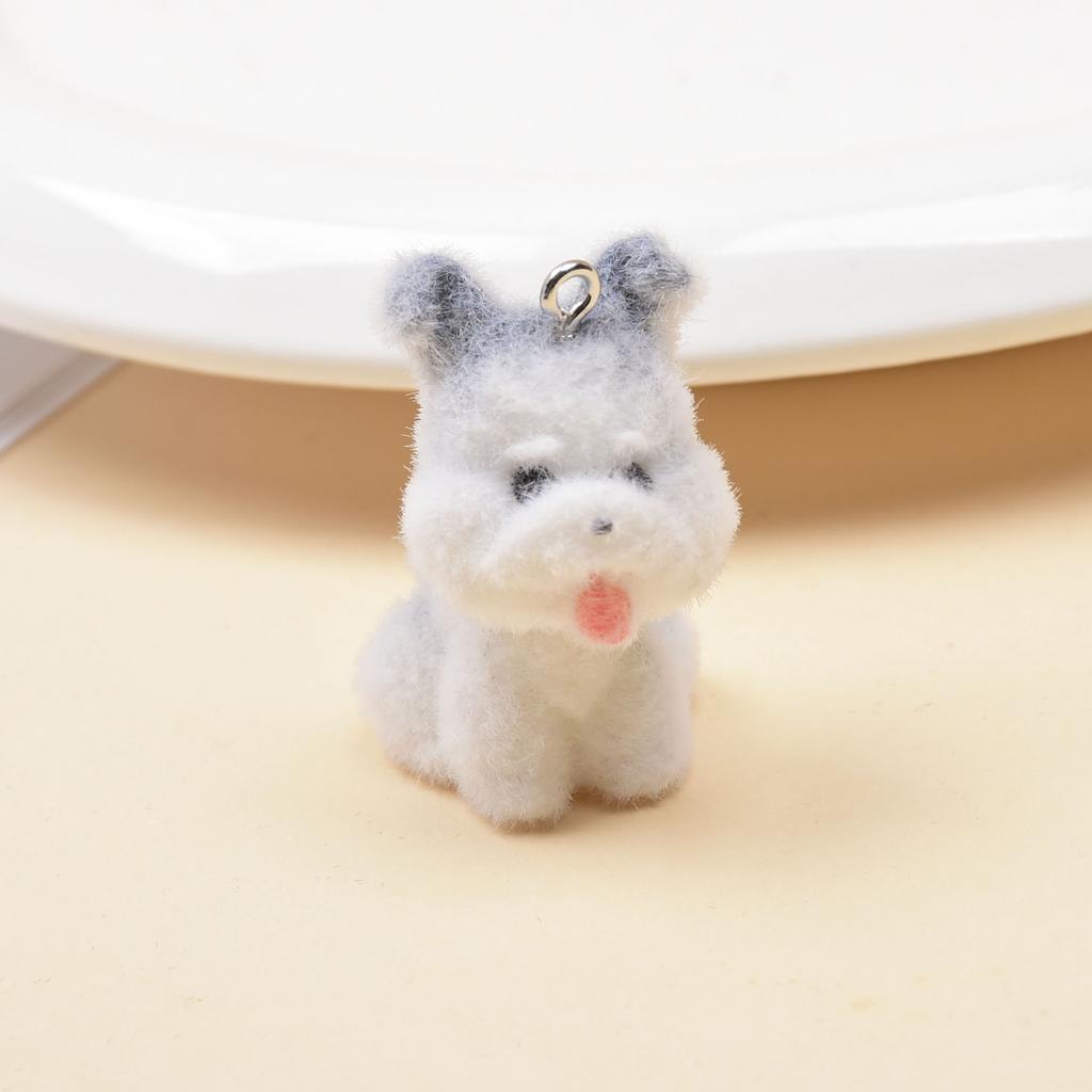 Смола Флокирование Симпатичный Трехмерный Кот Брелок Подвеска Автомобильный Брелок Подвеска Сумка Подвеска