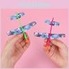 Развивающий пластиковый набор для сборки самолета с эластичным пусковым механизмом для занятий родителей и детей