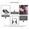 Front and Rear V Brake Set Caliper Style Aluminium Alloy Brake Set NEW Rim Brake Set  BMX