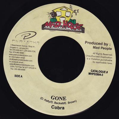 7-дюймовая пластинка MAD COBRA - Gone MHPD28043 Mad House 2003 Ямайка Регги, Ска и Даб Б/У