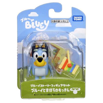 Takara Tomy Bluey Bluey Набор фигурок по сюжету Блуи и волшебный Моккин