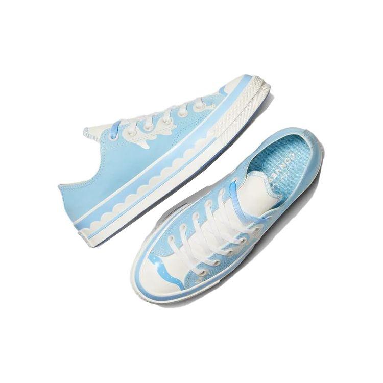 Converse 1970-е Освежающие Прочные Дышащие Низкие Кеды Женские кроссовки Синие A10948C