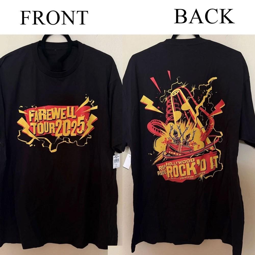 Hollywod Rip Ride Rockit Farewell Tour T-Shirt Reprint Gift Tee Unisex T-Shirt