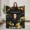Постеры Silent Hill F Пледы Silent Hill Хоррор-игра Теплые Мягкие Графические Плюшевые Постельные Принадлежности Пледы Для Улицы Фланелевое Постельное Покрытие