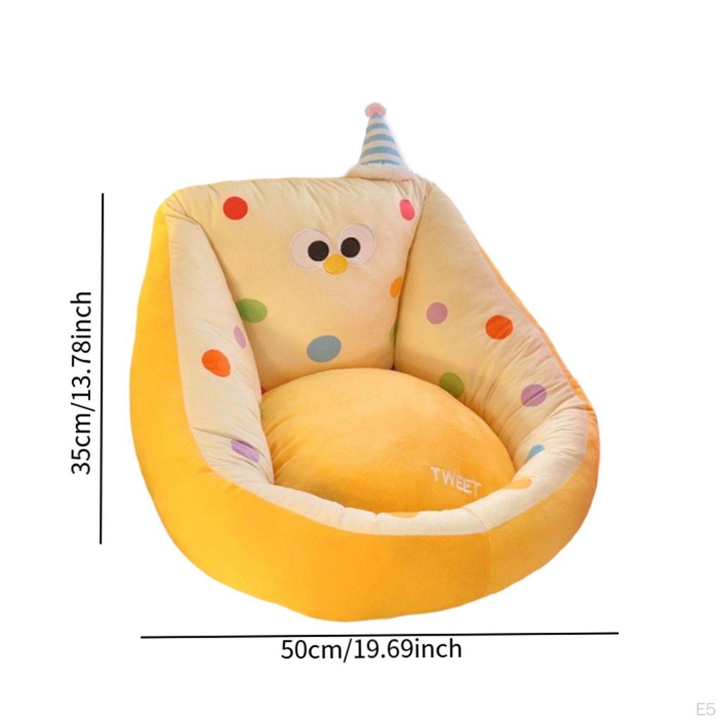 Подушка Стул Удобный Мягкий Мультяшный Напольный для Игровой Комнаты в Помещении Детской Комнаты Ясельных Комнат Девочек